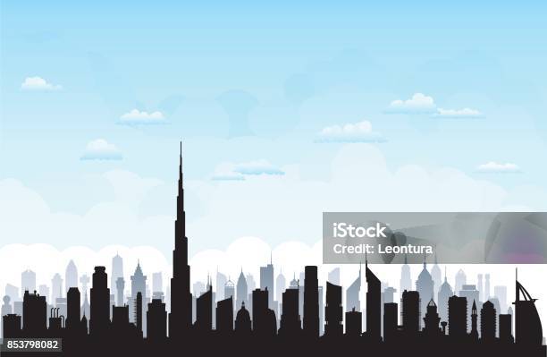 Dubai Stock Illustration - Download Image Now - Dubai, Urban Skyline, United Arab Emirates