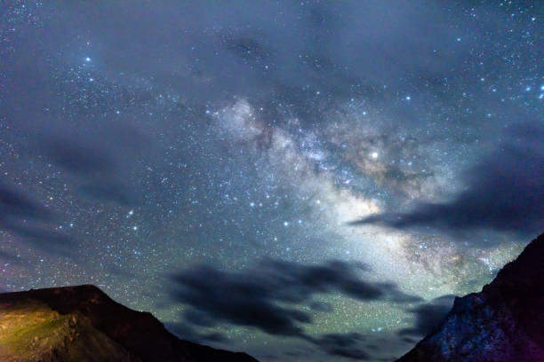 istock Milky Way With Clouds and Mountain in Eastern Tibet Plateau China 853809434