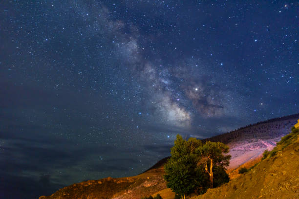 istock Milky Way With Clouds and Mountain in Eastern Tibet Plateau China 853810140