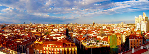 istock Aerial view of Madrid 853824194