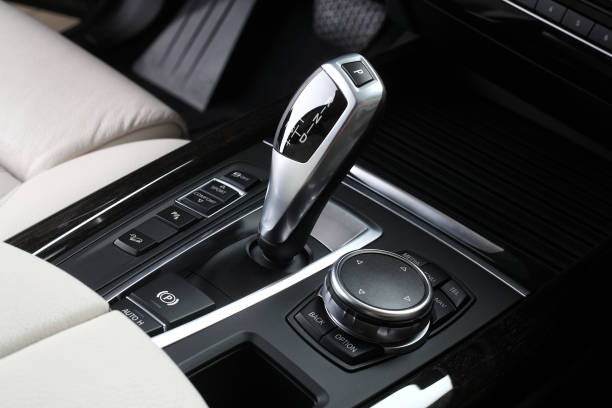 istock Car interior. Gear shifting lever 3 853864614