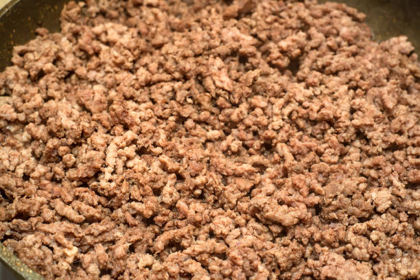istock Close-up of fried minced meat 853879042