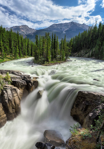 istock Sunwapta Falls in Jasper National Park 853883362