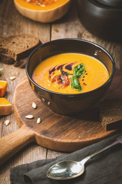 istock Pumpkin and carrot soup 853908992