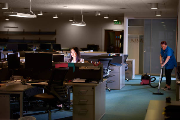 istock dedicated businesswoman after hours 853912006
