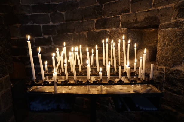 istock church votive candles white flames 853915678