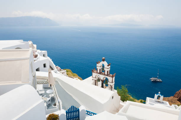 istock White architecture on Santorini island, Greece. 853916508