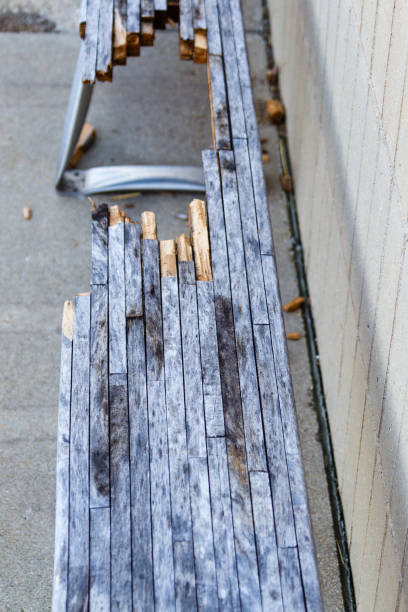 istock broken bench sitting outside lost and forgotten 853916914
