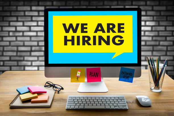 istock WE ARE HIRING Human Resources Interview professionals working fine Recruitment Job 853920204