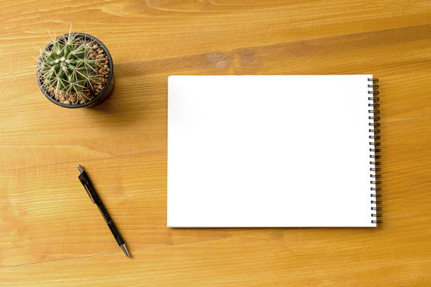 istock Blank catalog and book , magazines,book mock up on wood background 853920362