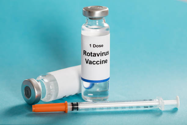 istock Rotavirus Vaccine Vials With Syringe 853923666