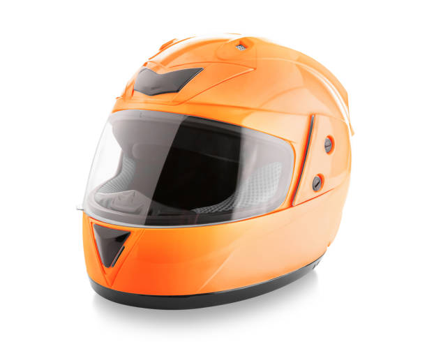 мотоцикл шлем над изолировать на белом - helmet helmet visor protection black стоковые фото и изображения