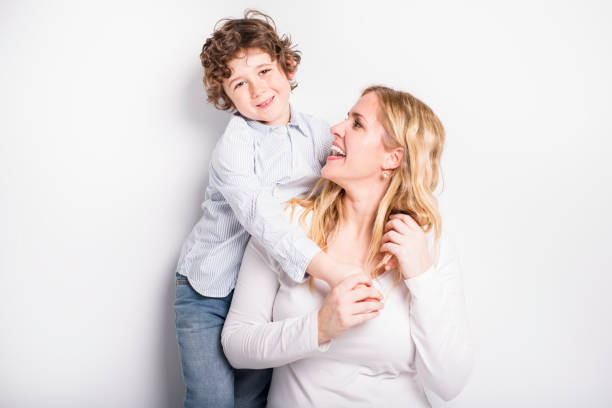 istock Portrait of mother and son 853931774