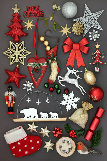 istock Christmas Symbols with Decorations 853934360
