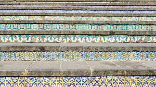istock staircase with painted ceramic tiles in Caltagirone, sicily, italy 853934402