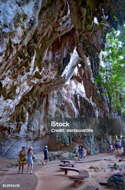 Along The Footpath Between East Railay Beach And Phra Nang Beach Stock Photo - Download Image Now