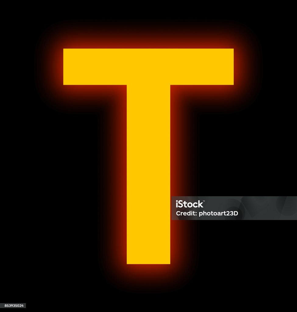 homoseksueel Jood onvoorwaardelijk Letter T Neon Light Full Isolated On Black Stock Photo - Download Image Now  - Abstract, Alphabet, Black Background - iStock