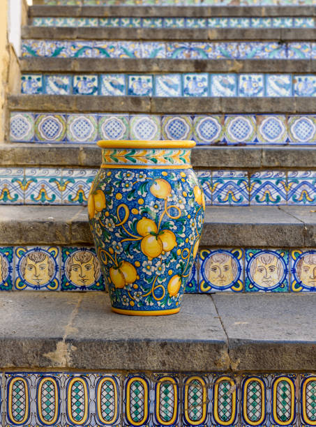 famous ceramics from Caltagirone, Catania province