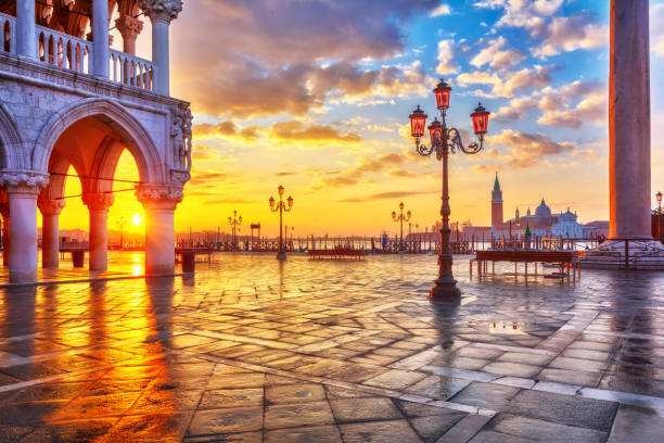 istock Sunrise at Piazza San Marco in Venice 853939470