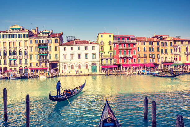 istock Gondola on Grand canal in Venice 853939538