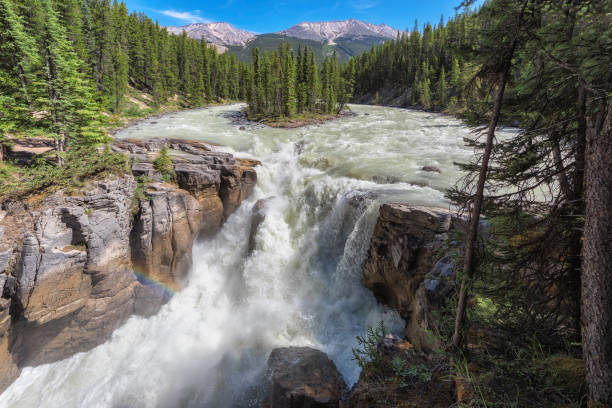 istock Sunwapta Falls in Jasper National Park, Canada. 853954824