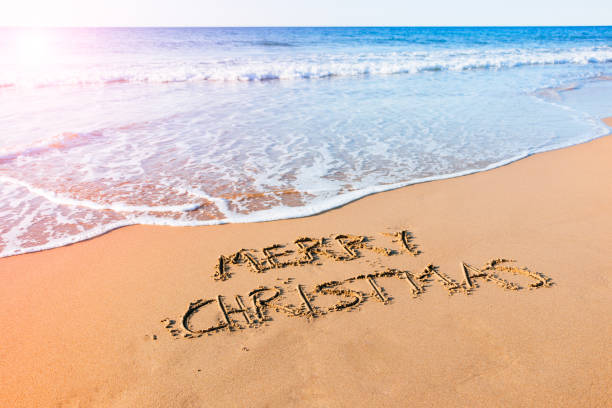 istock Merry Christmas on the beach 853955756