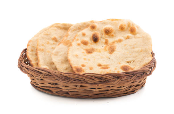 Chapati Or Tanturi Roti stock photo