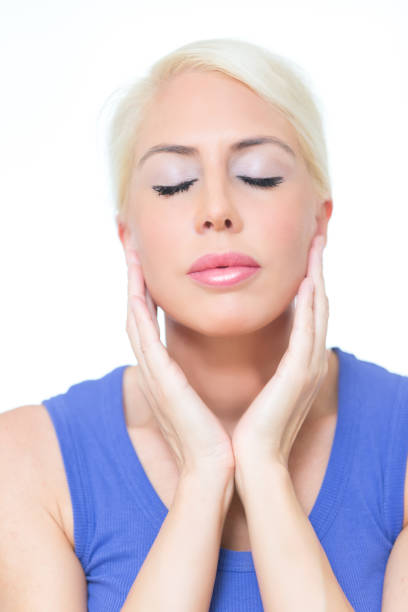 istock Blonde Woman In studio 853969998