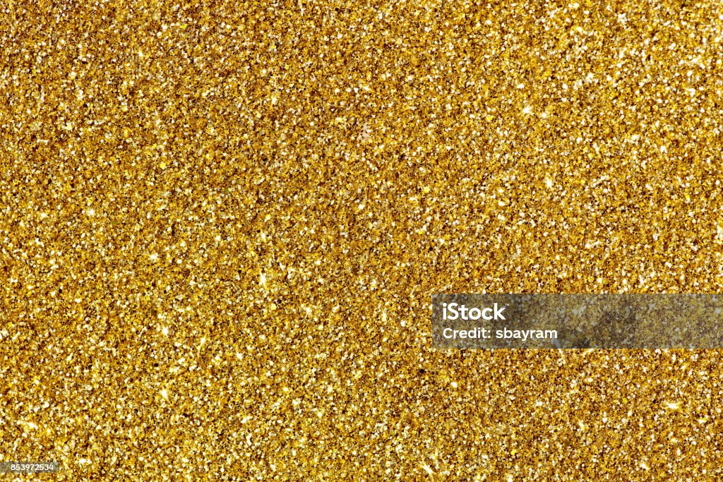 Gold Glitter-Hintergrund - Lizenzfrei Gold - Edelmetall Stock-Foto