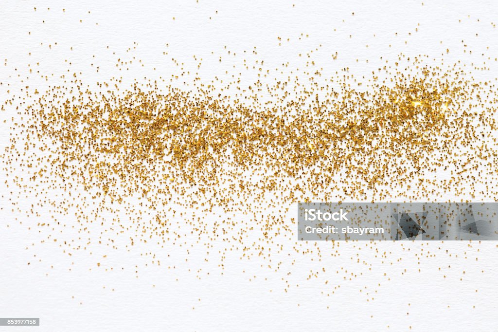 Paillettes d’or scintillant - Photo de Paillette - Équipement d'art et d'artisanat libre de droits
