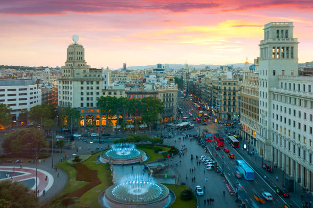 istock Image of Placa de Catalonia 854001890
