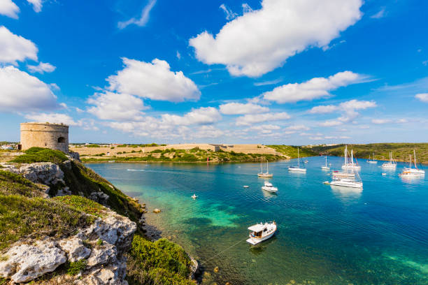 istock Small bay at La Mola Mahon Minorca Spain 854006842