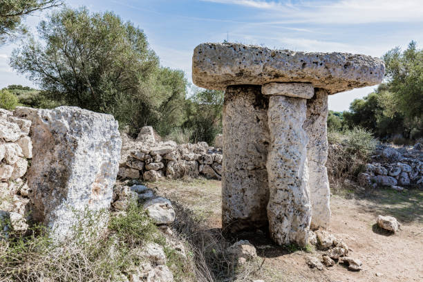 istock Prehistoric site of Torretrencada in Minorca Spain 854006860