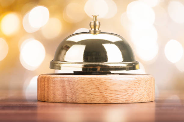 istock Close-up Of Service Bell 854012566