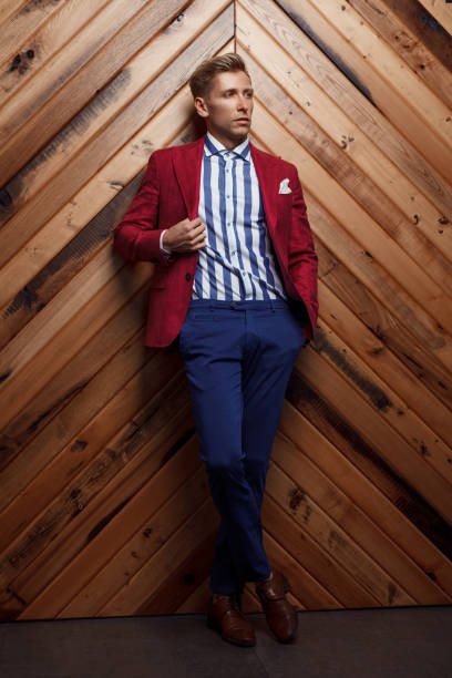 istock Confident man in stylish clothes 854018226