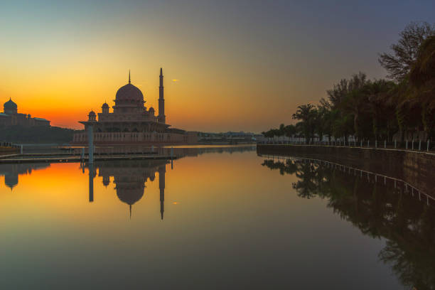istock Putra Mosque in some angle of view during sunset / sunrise 854031986