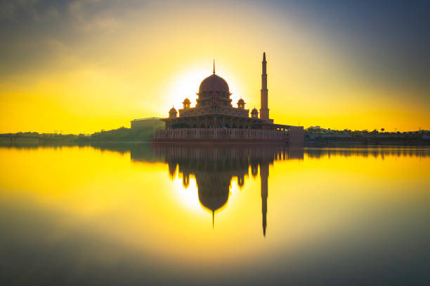 istock Putra Mosque in some angle of view during sunset / sunrise 854031988