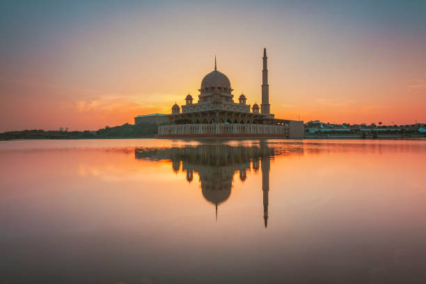 istock Putra Mosque in some angle of view during sunset / sunrise 854032040