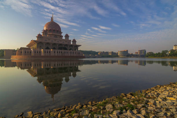 istock Putra Mosque in some angle of view during sunset / sunrise 854032048