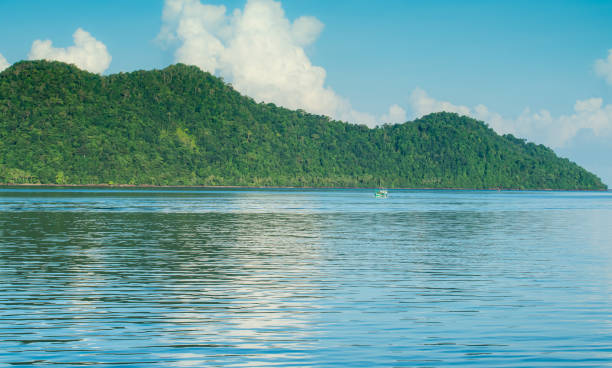 istock Koh Chang, mountains and clear sea 854037812