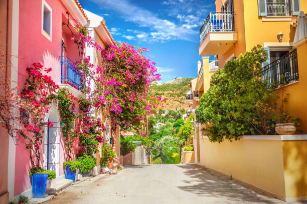 istock Street in Kefalonia, Greece 854045172