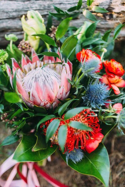 istock Close-up image of a rustic wedding bouquet. Artwork 854056072