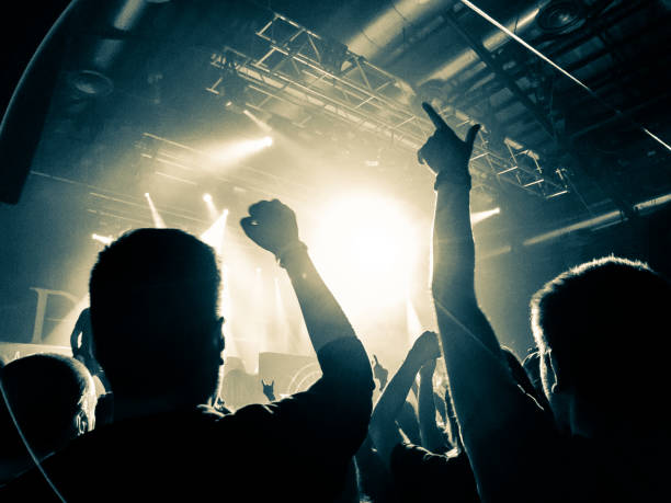 istock Concert crowd in front of a live stage 854057330