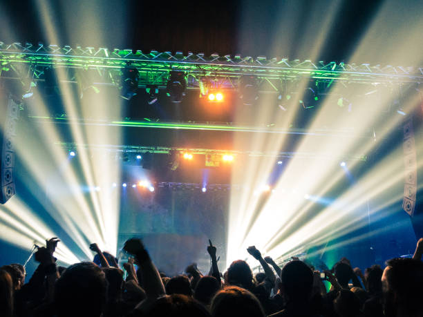 istock Concert crowd in front of a live stage 854059578