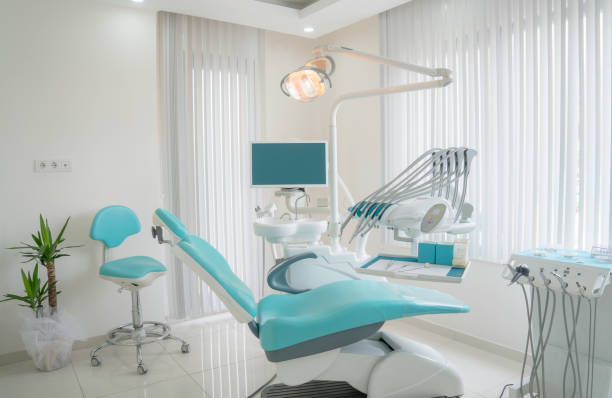 istock Dentist Chair and Dental Tools 854074982