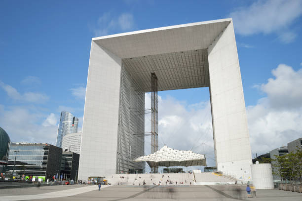 La Grande Arche, Paris. - foto de acervo