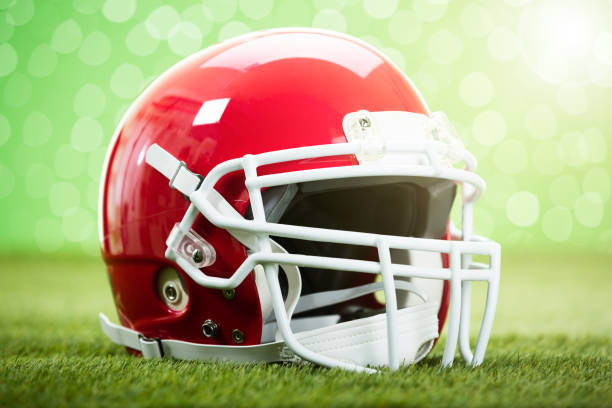 istock Close-up Of Rugby Helmet 854099136