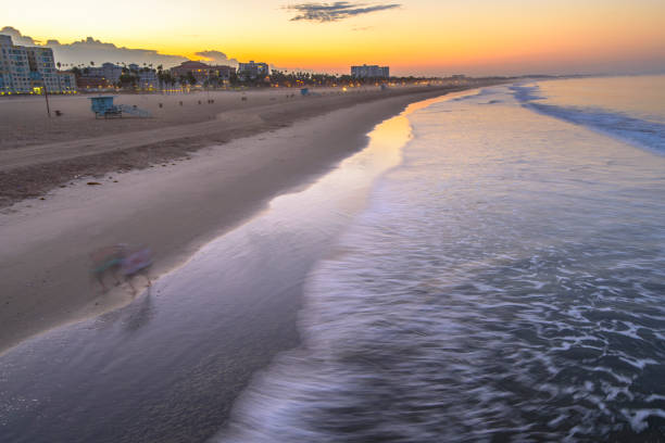 istock Santa Monica Beach at dawn 854103580