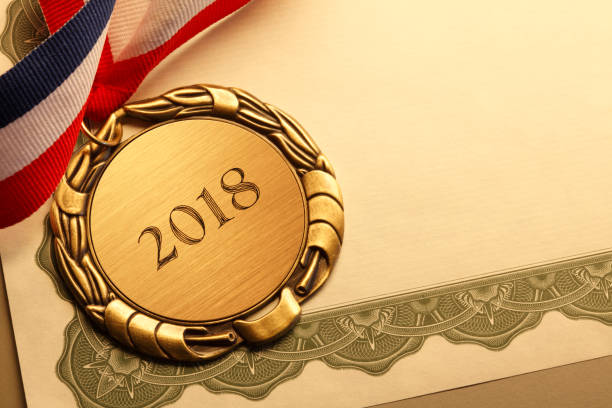 istock Gold Medal Inscribed With 