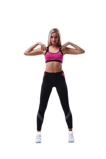 istock Woman stretching her arm to shoulder 854136052